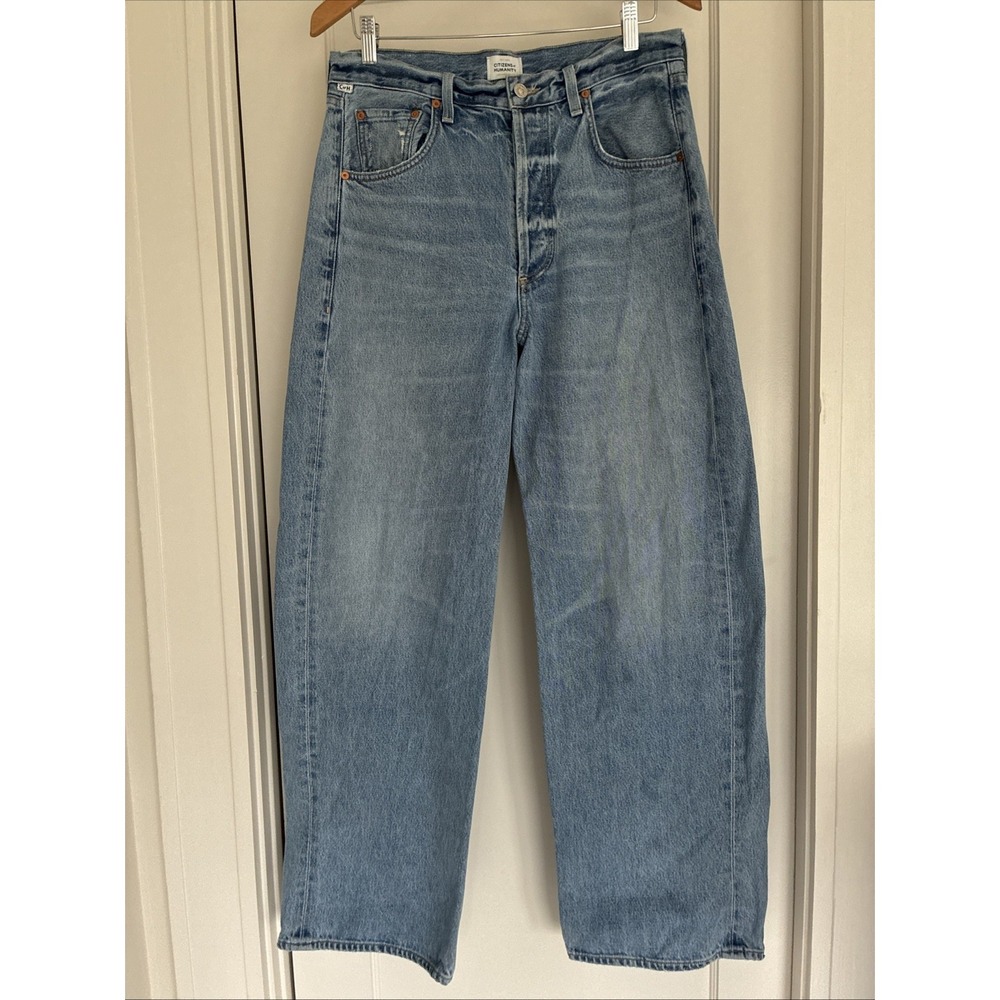 Citizens of Humanity $258 Ayla Baggy Jeans Light Wash Women's 28